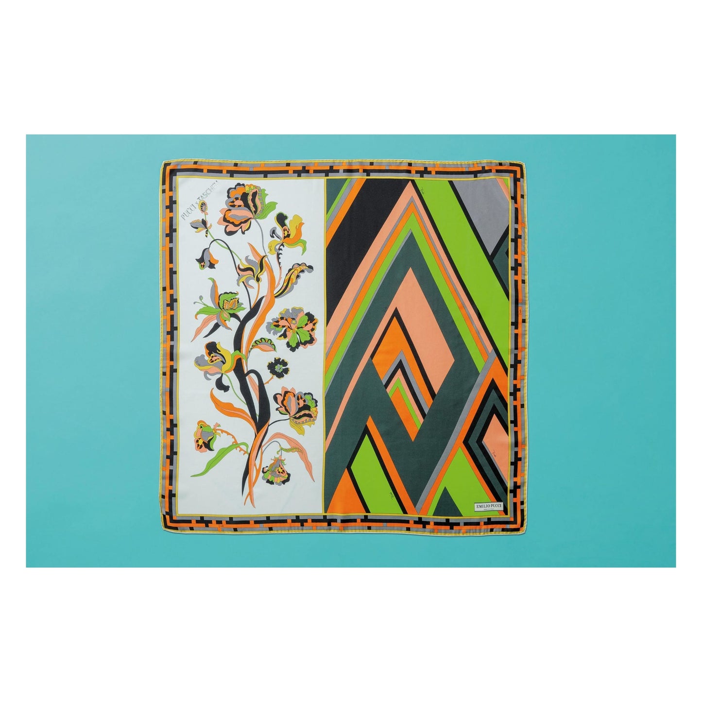 Pucci. Art Edition, Vintage Scarf (German, French, English, Italian)
