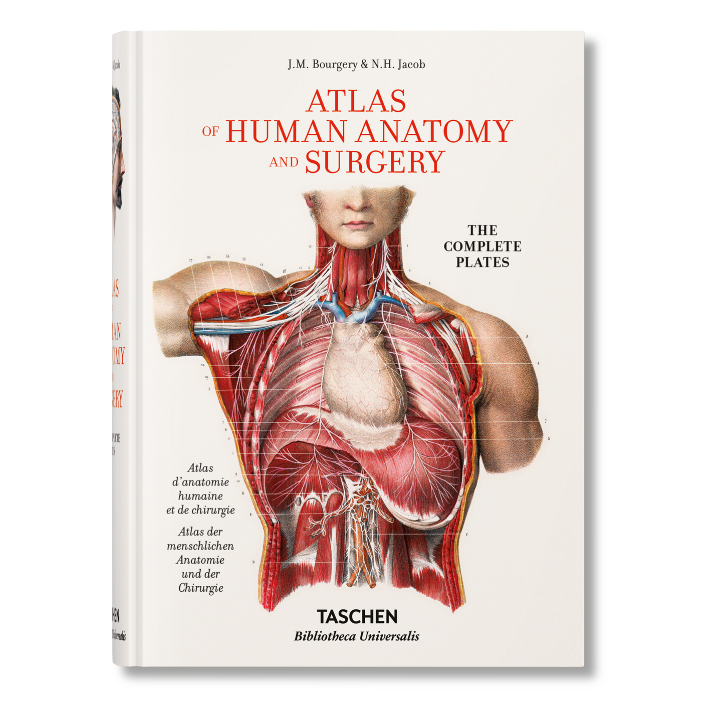 Bourgery. Atlas of Human Anatomy and Surgery (German, French, English)