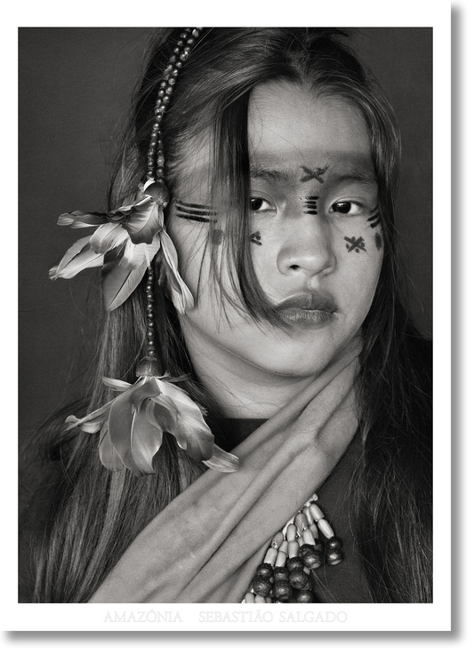 Sebastião Salgado. Amazônia. Poster ‘Ashaninka Girl’