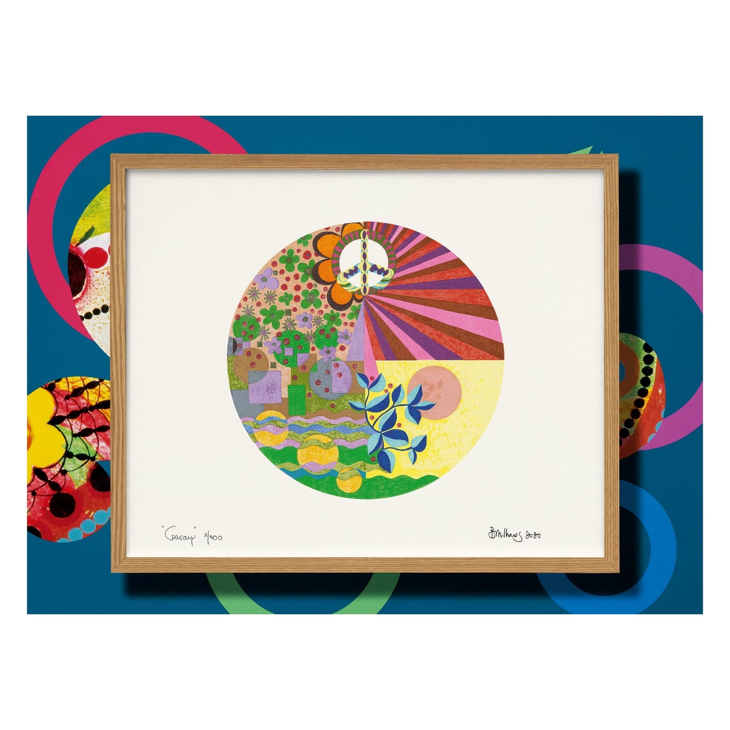 Beatriz Milhazes. Art Edition No. 1–100 ‘Coaracy’ (German, Spanish, French, English)