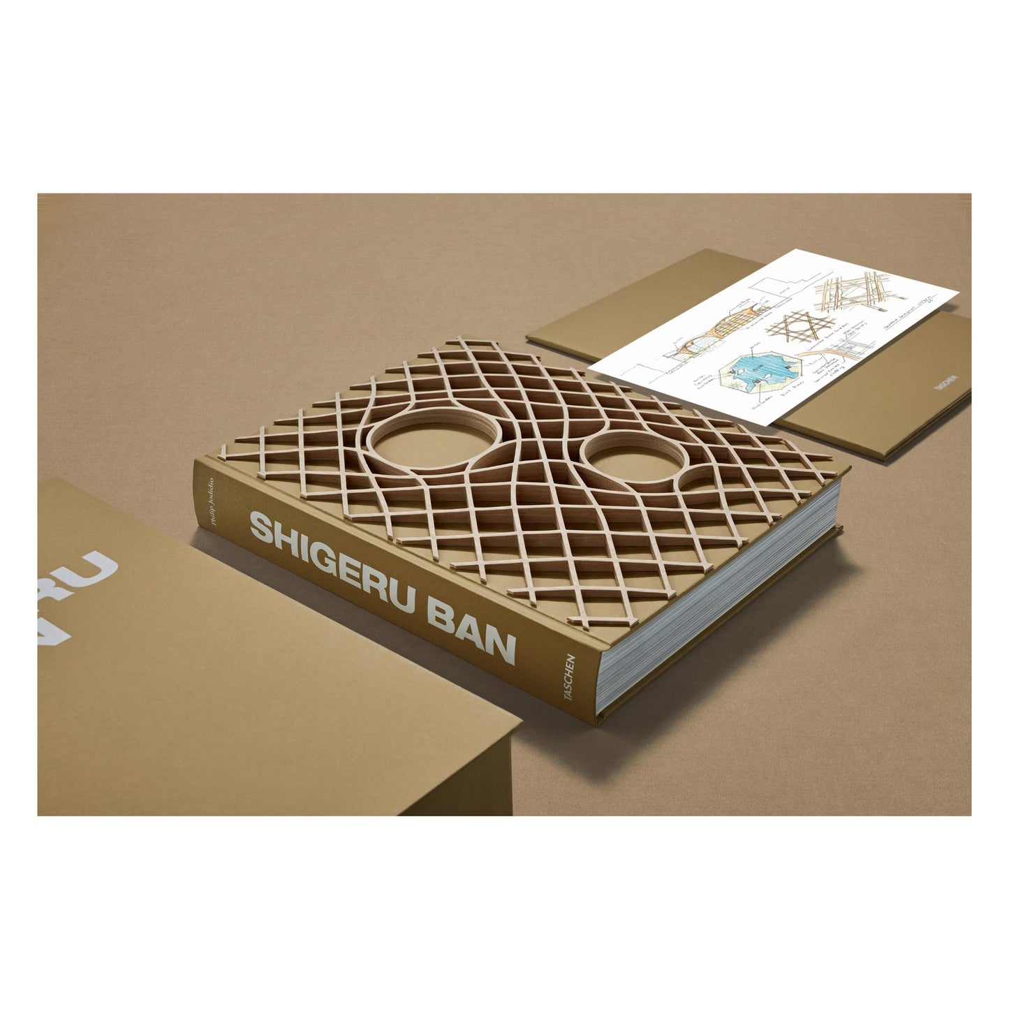 Shigeru Ban. Complete Works 1985–Today. Art Edition ‘Bamboo Gridshell Roof’, 2023 (German, French, English)