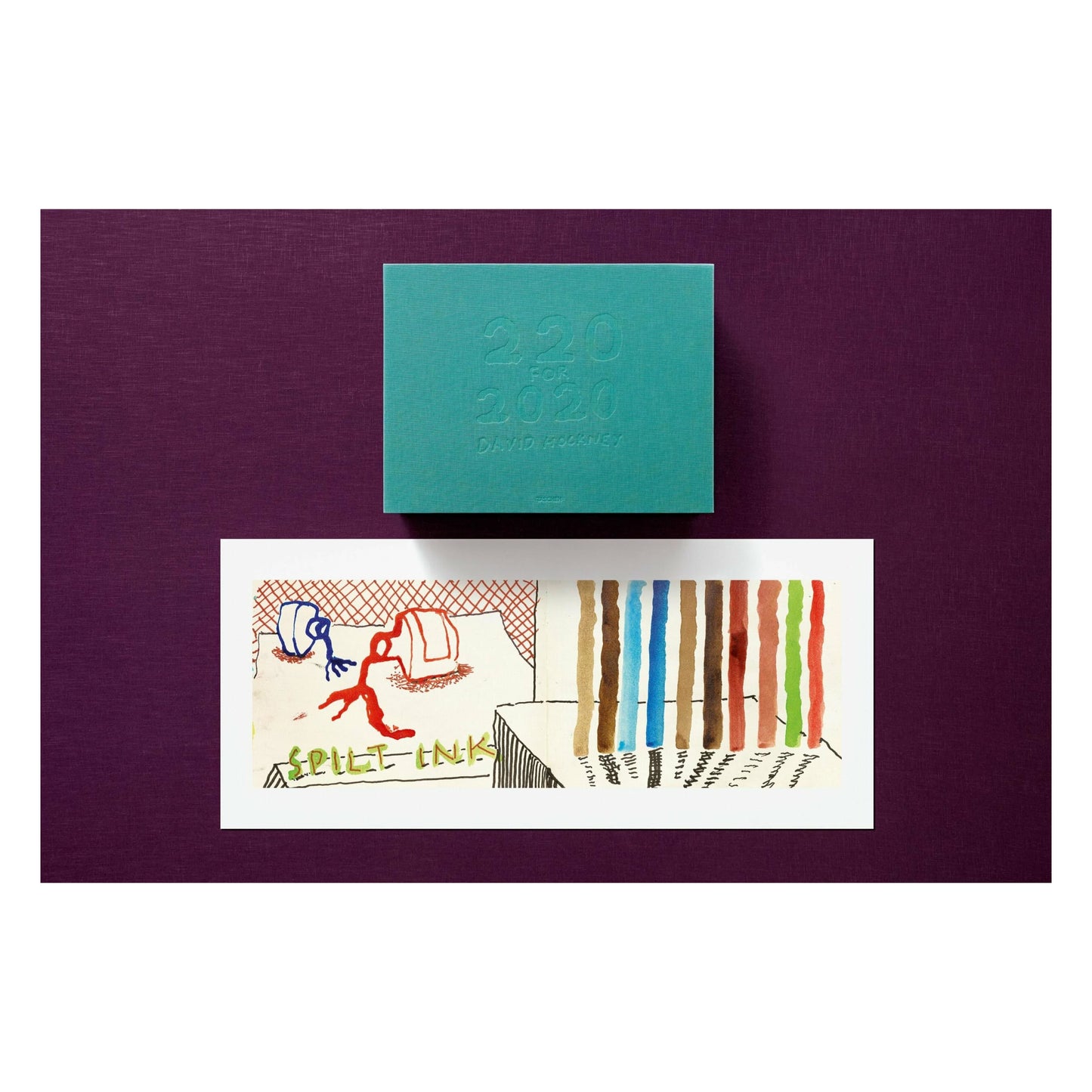 David Hockney. 220 for 2020. Art Edition No. 1–100 ‘Spilt Ink with Tests’ (English)