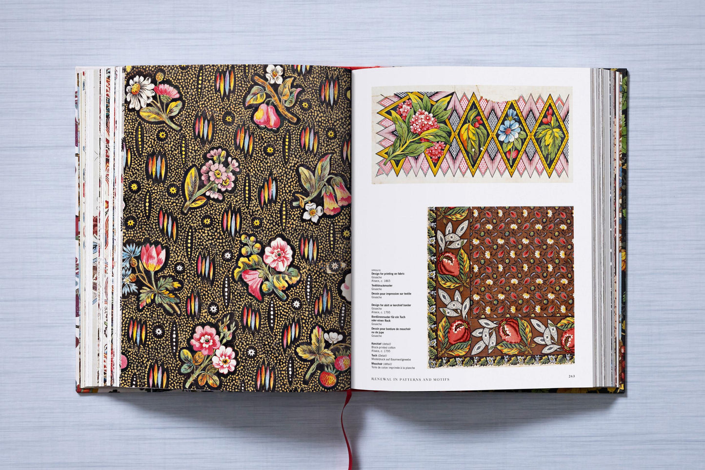 The Book of Printed Fabrics. From the 16th century until today (German, French, English)