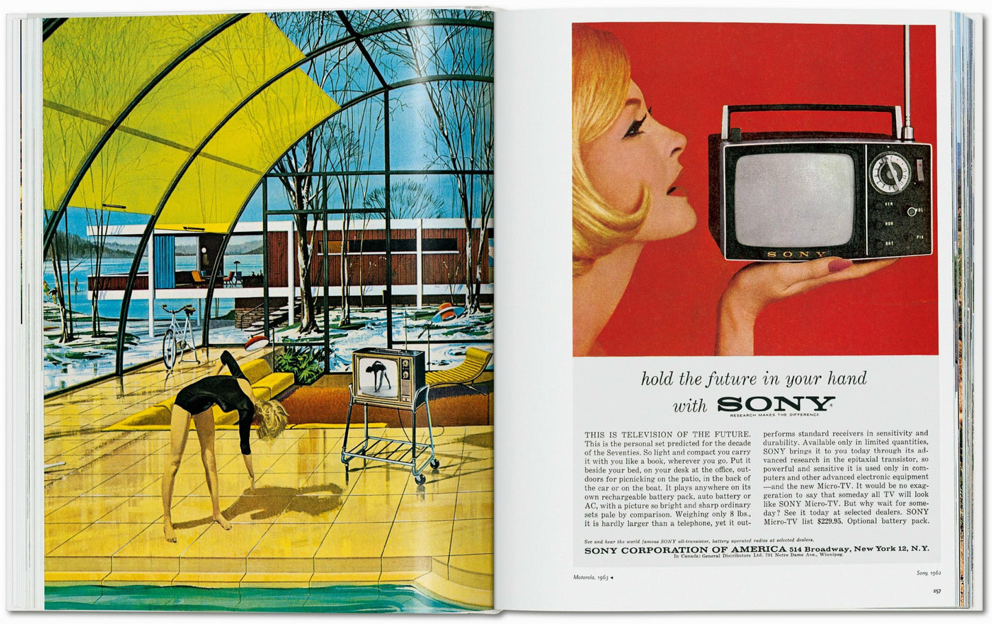 All-American Ads of the 60s (German, French, English)