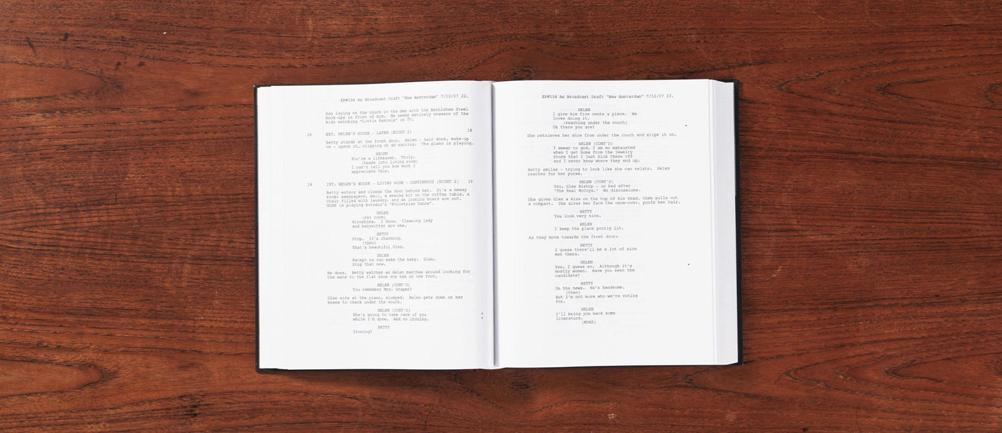 Matthew Weiner. Mad Men. Art Edition No. 1–500. Script Edition (English)