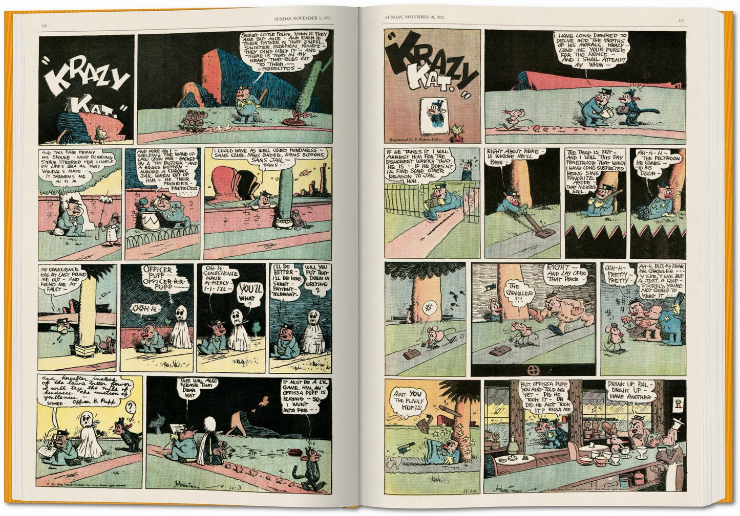 George Herriman’s “Krazy Kat”. The Complete Color Sundays 1935–1944 (English)