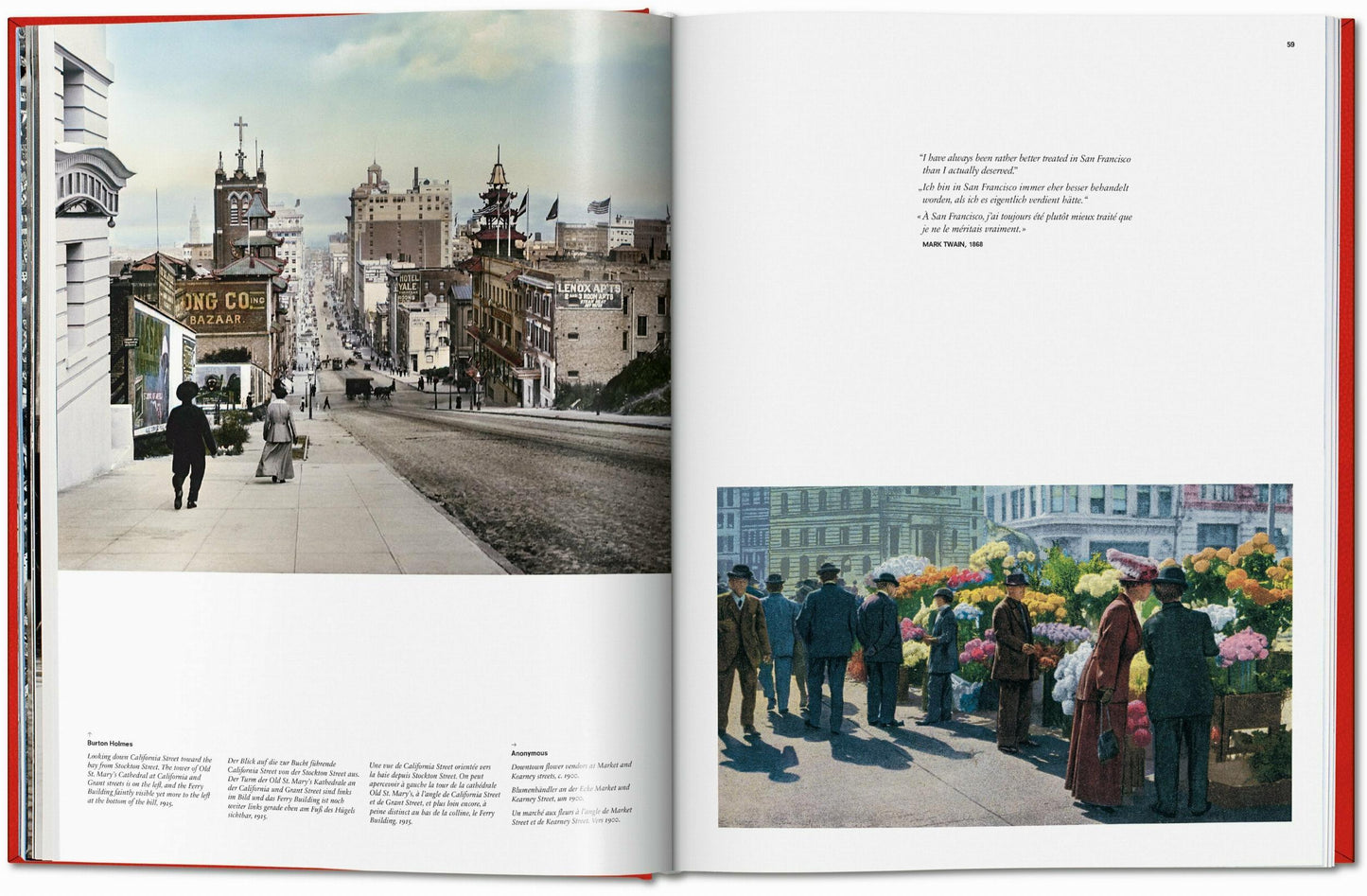 San Francisco. Portrait of a City, Art Edition No. 1–75 'Union Square, Post Street, 1947' (German, French, English) (AP)