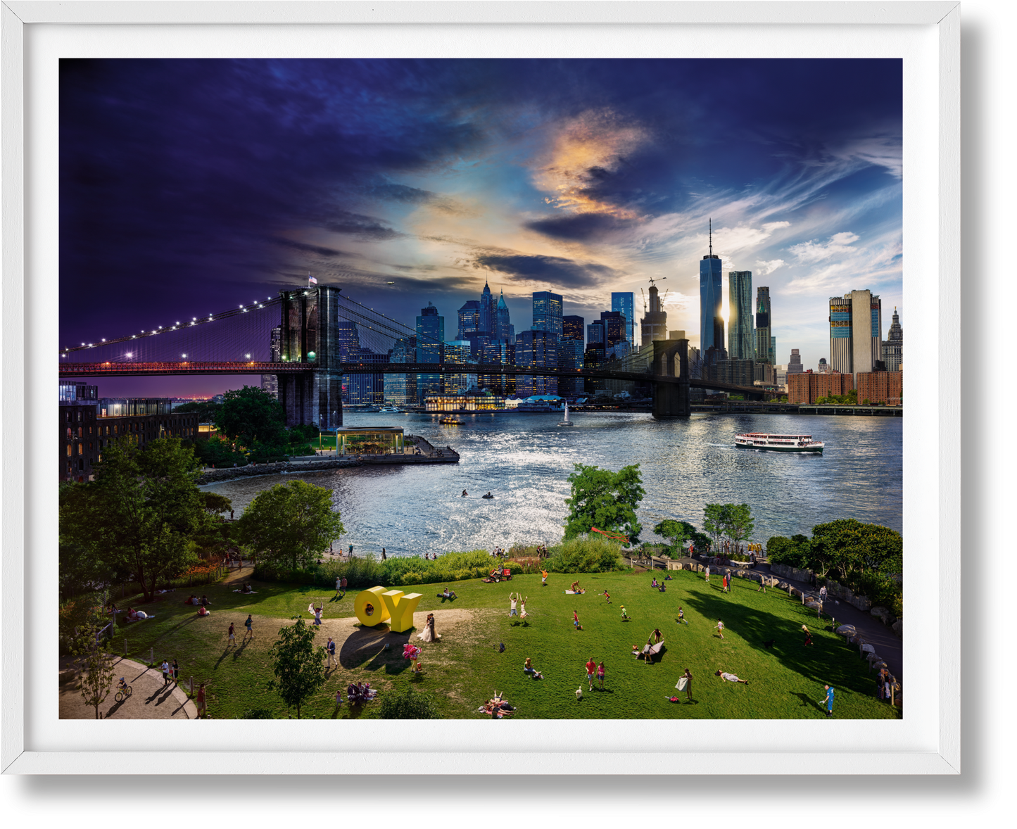 Stephen Wilkes. Day to Night. Art Edition No. 1–100 ‘Brooklyn Bridge, New York City, 2016’ (German, French, English)