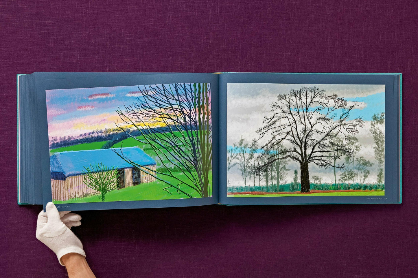 David Hockney. 220 for 2020. Art Edition No. 201–300 ‘Two Chairs and Rain on Window’ (English)