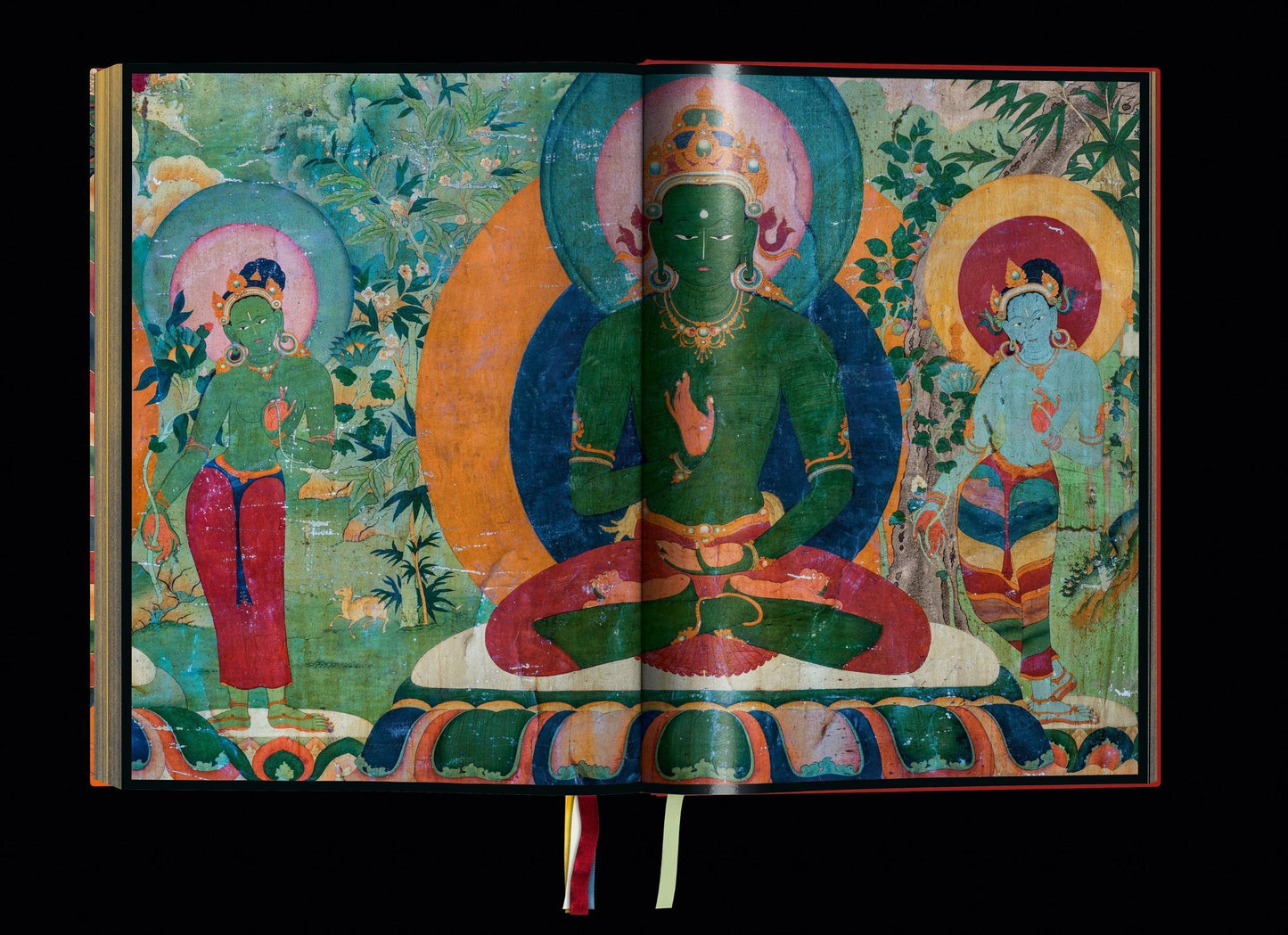 Thomas Laird. Murals of Tibet. Art Edition No. 41–80 ‘Green Tara, Gyantse Kumbum (ca. 1420)’ (English)