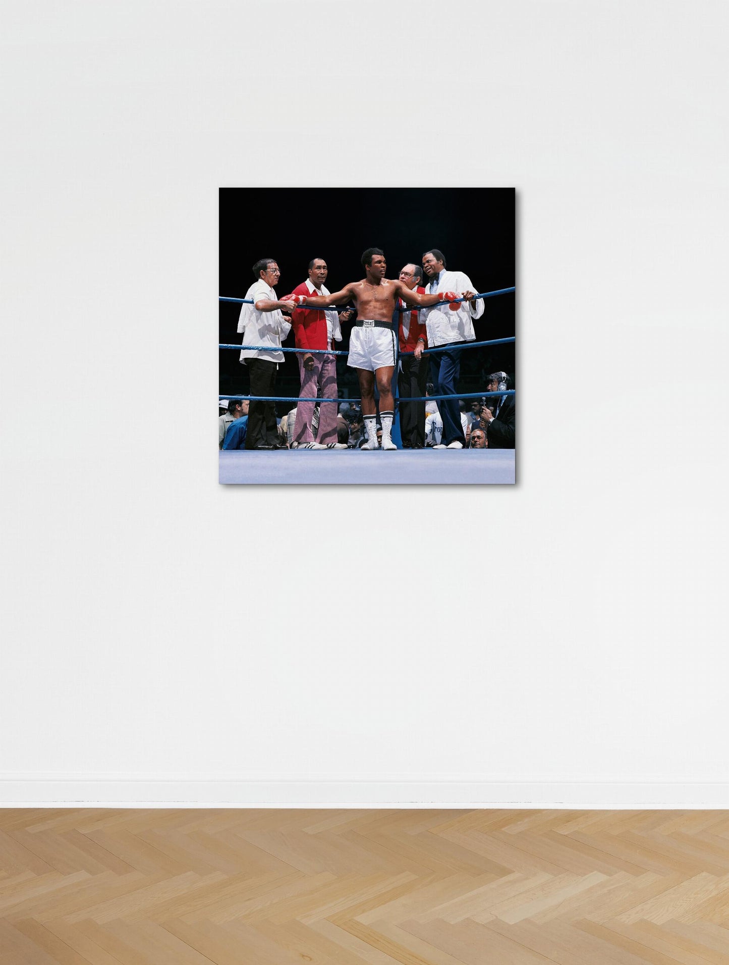 Neil Leifer. Homage to Ali. 'Ali vs. Lyle, The Champ's Corner, 1975'