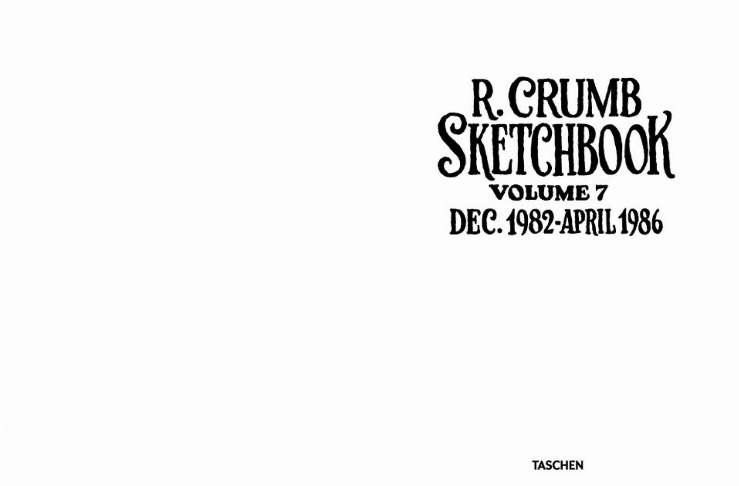 Robert Crumb. Sketchbooks 1982-2011 (English) (AP)