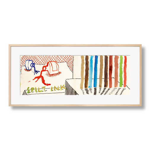 David Hockney. 220 for 2020. Art Edition No. 1–100 ‘Spilt Ink with Tests’ (English) (AP)