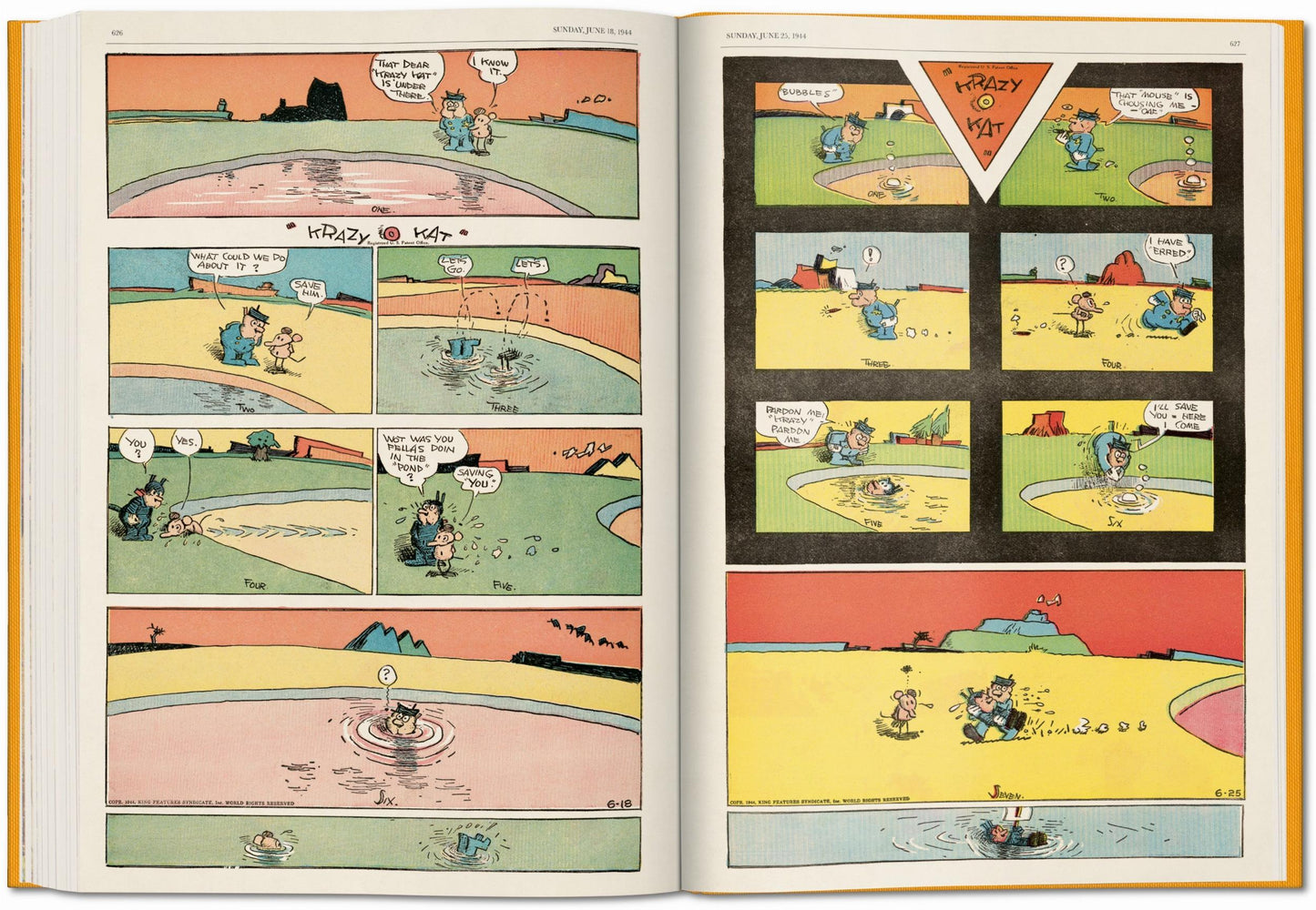 George Herriman “Krazy Kat”. Toutes les planches dominicales en couleurs 1935–1944 (French)