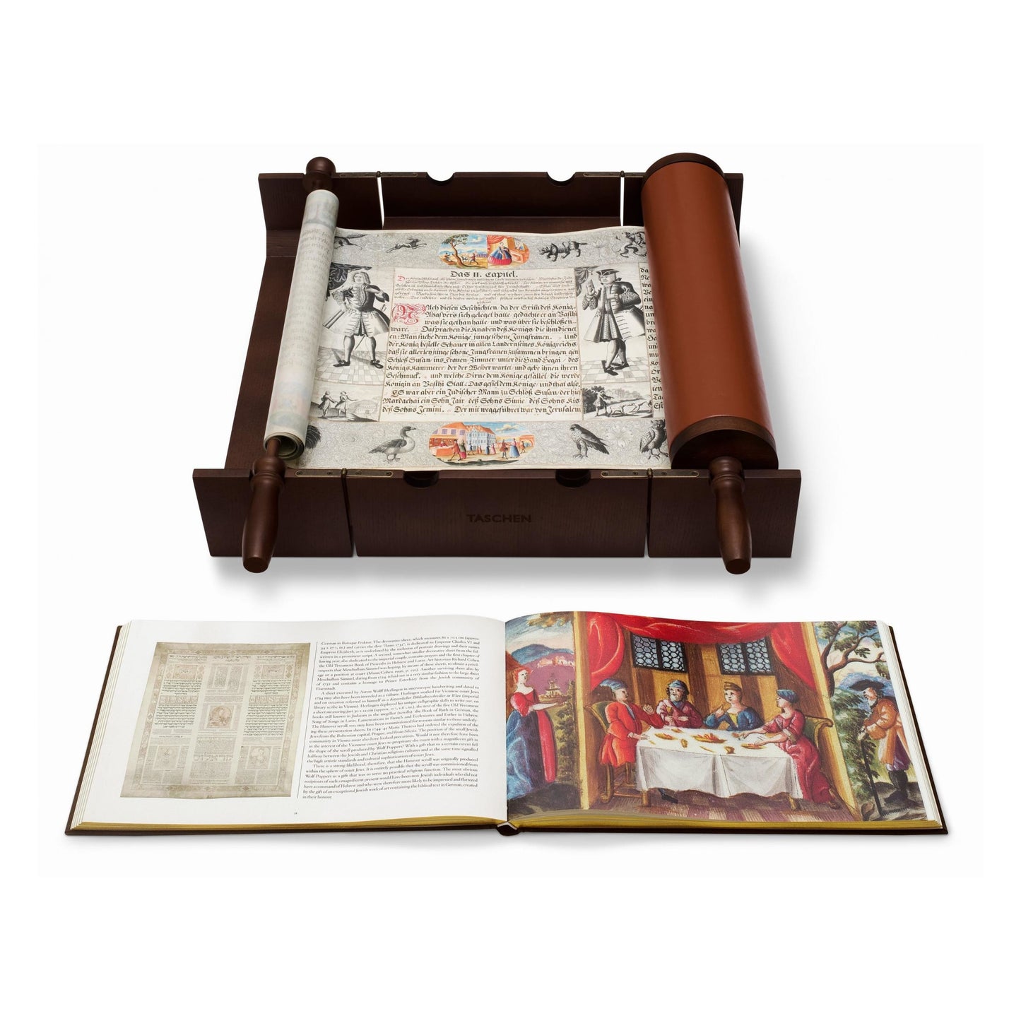 The Esther Scroll (German, French, English)