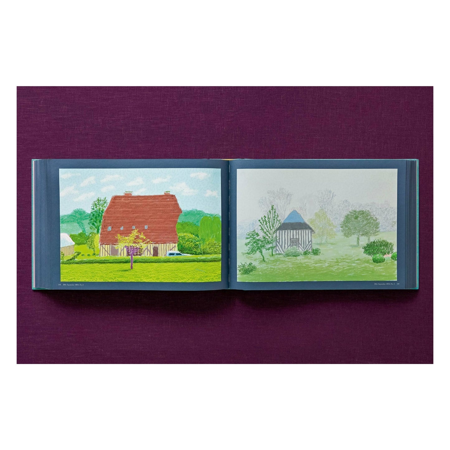 David Hockney. 220 for 2020. Art Edition No. 201–300 ‘Two Chairs and Rain on Window’ (English) (AP)