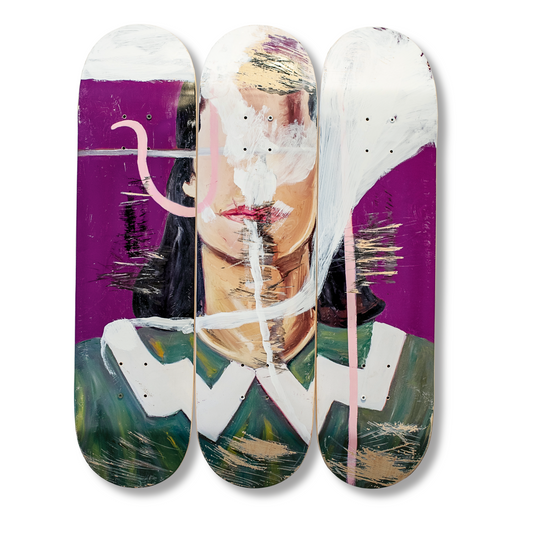 Julian Schnabel. Art Edition No. 1–75 ‘Blind Girl/Deep Cobalt Violet’, 2023 (German, French, English) (AP)