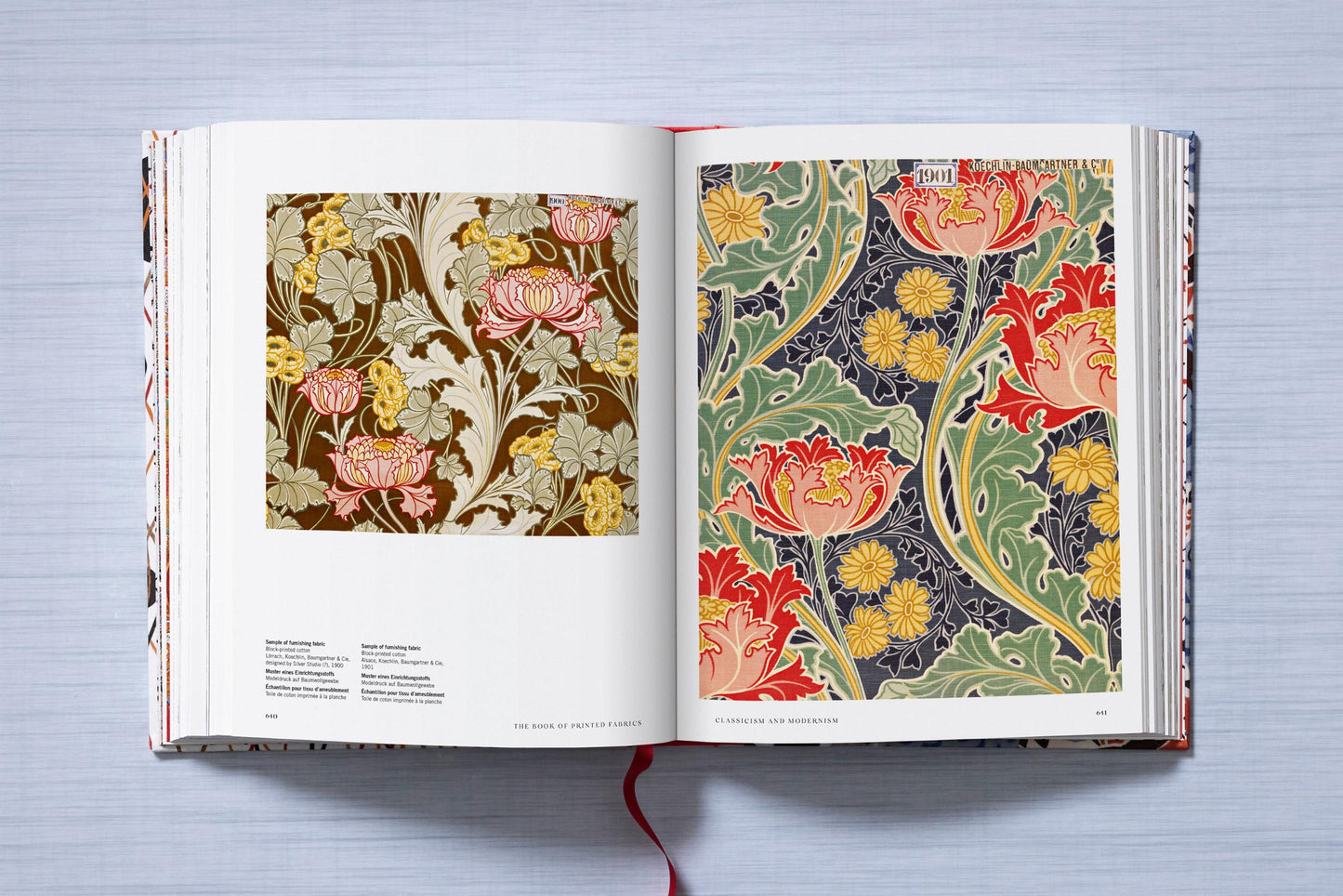 The Book of Printed Fabrics. From the 16th century until today (German, French, English)