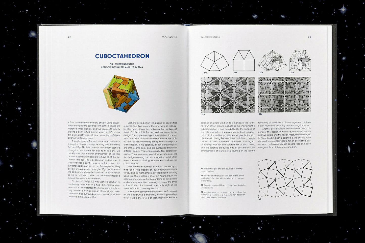 M.C. Escher. Kaleidocycles (English)