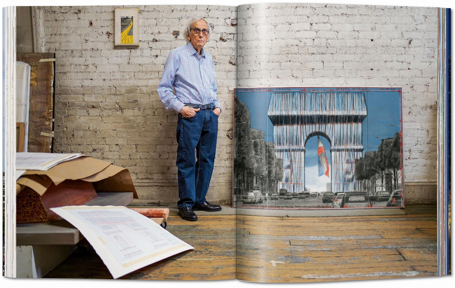 Christo and Jeanne-Claude. L’Arc de Triomphe, Wrapped (German, French, English)