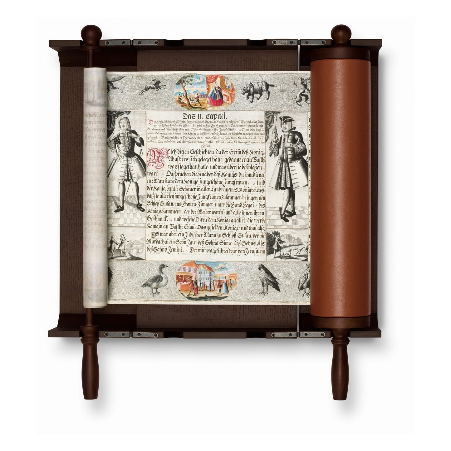 The Esther Scroll (German, French, English)