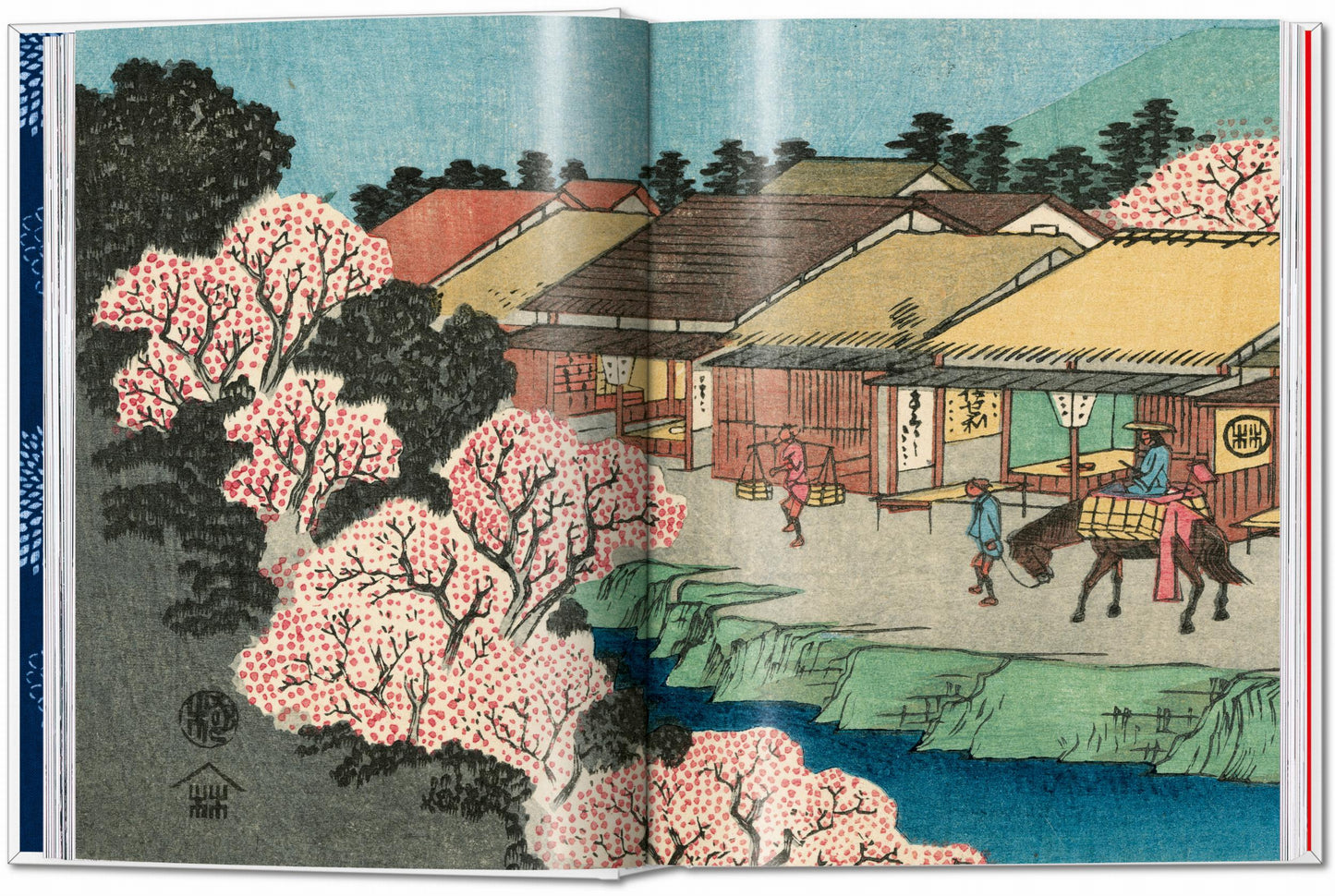 Hiroshige & Eisen. The Sixty-Nine Stations along the Kisokaido. 40th Ed. (German, French, English)