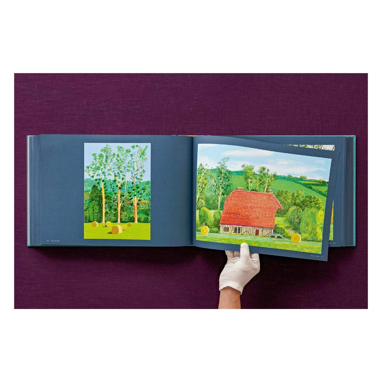 David Hockney. 220 for 2020. Art Edition No. 201–300 ‘Two Chairs and Rain on Window’ (English)