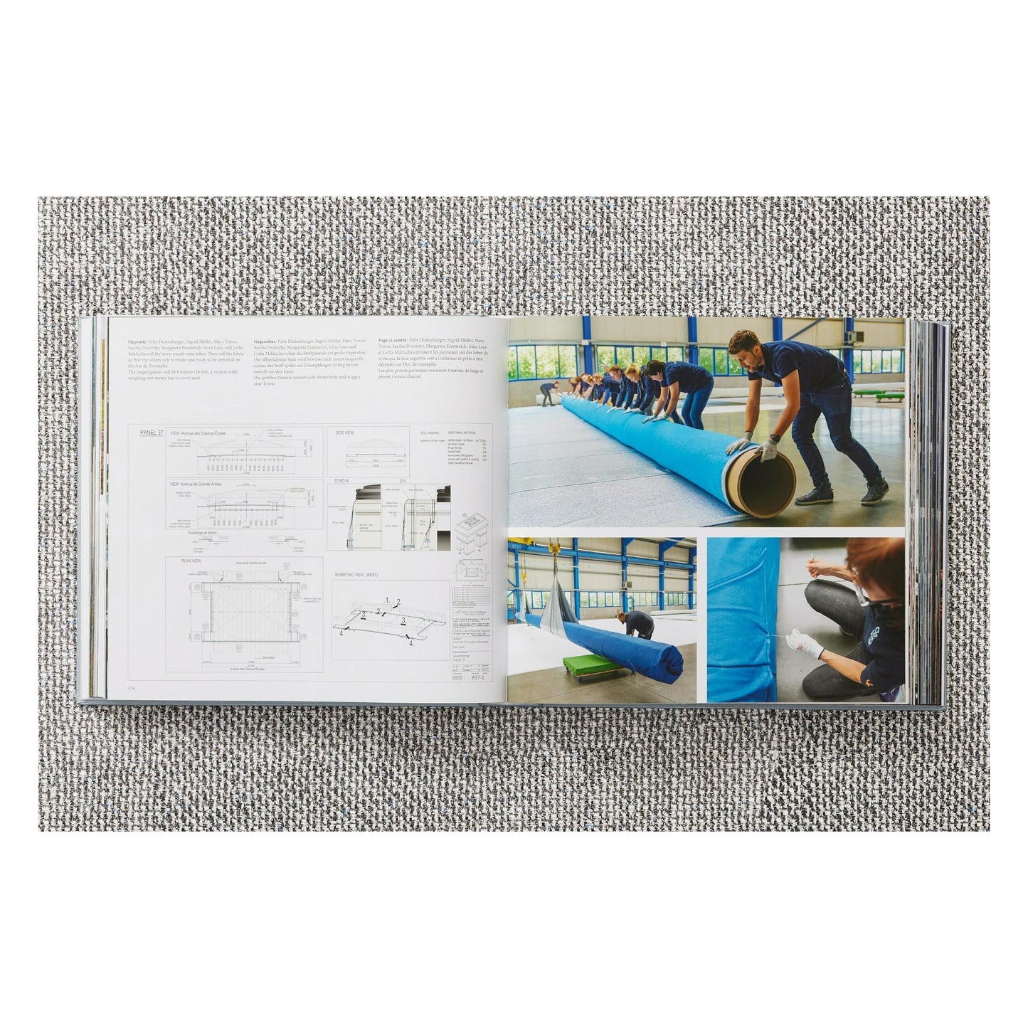 Christo and Jeanne-Claude. L'Arc de Triomphe, Wrapped, by Day. Art Edition No. 1-250 (German, French, English) (SA)