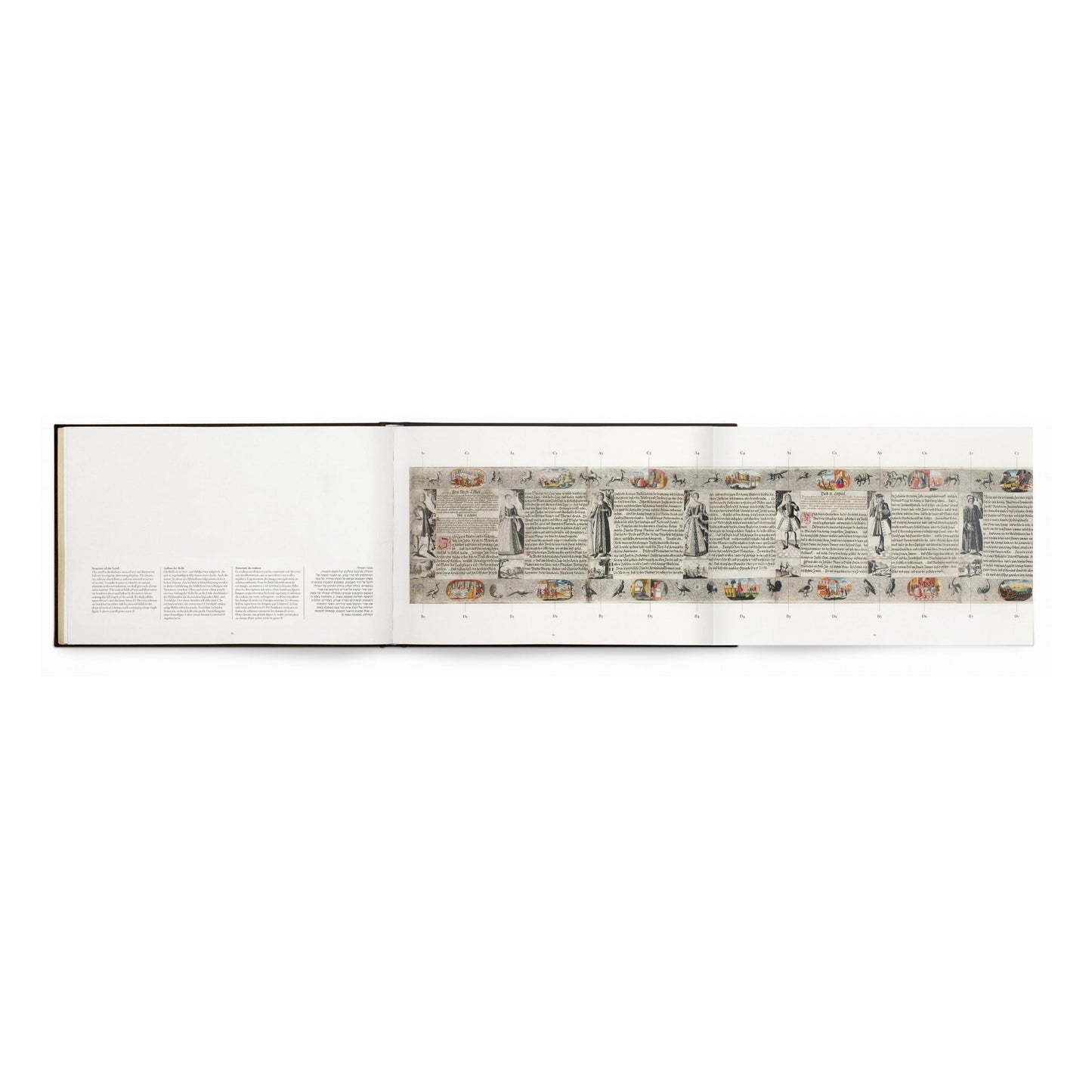 The Esther Scroll (German, French, English)