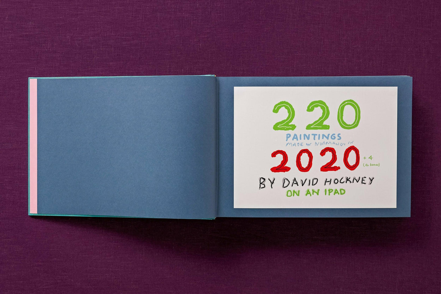 David Hockney. 220 for 2020. Art Edition No. 1–100 ‘Spilt Ink with Tests’ (English)