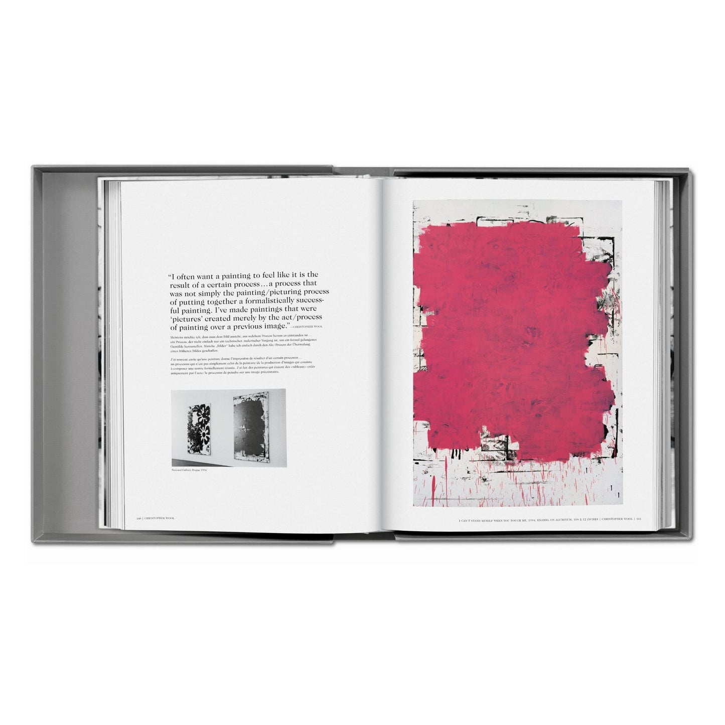 Christopher Wool (German, French, English) (SA)