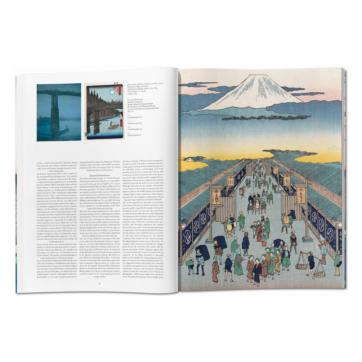 Hiroshige. One Hundred Famous Views of Edo (German, French, English)
