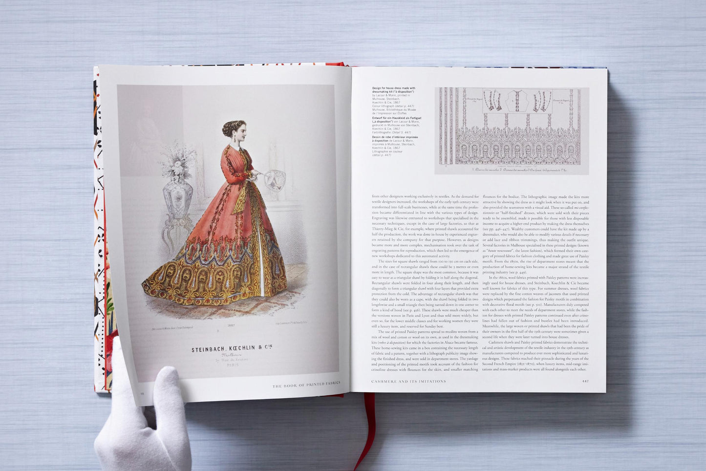 The Book of Printed Fabrics. From the 16th century until today (German, French, English)